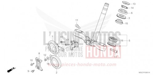 KURBELGEHAEUSEDECKEL, L. CB1100NAK de 2019